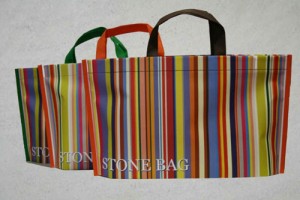 bolsas de tela ecológicas serigrafiadas con mi logo modelo stonebag
