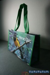 Bolsas ecologicas de rafia impresas resistentes