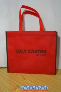 bolsas de tela rojas