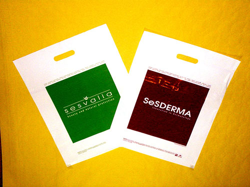 modelos de bolsas ecológicas de plastico troqueladas