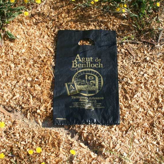 bolsa de plástico + compostable
