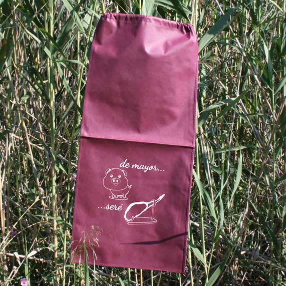bolsa de tst + jamonero granate
