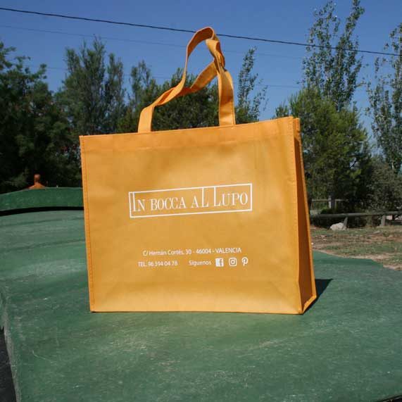 Bolsa de Tela TST Lazo Naranja