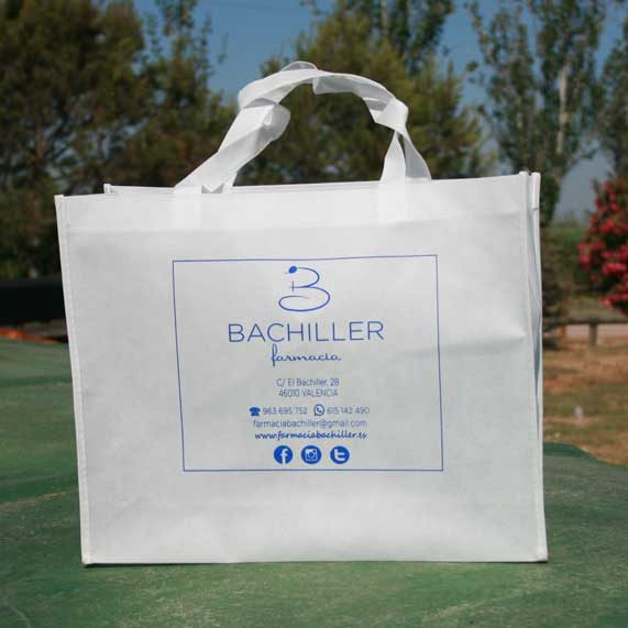 Bolsa de Tela TST Lazo Blanca - Imagen 2