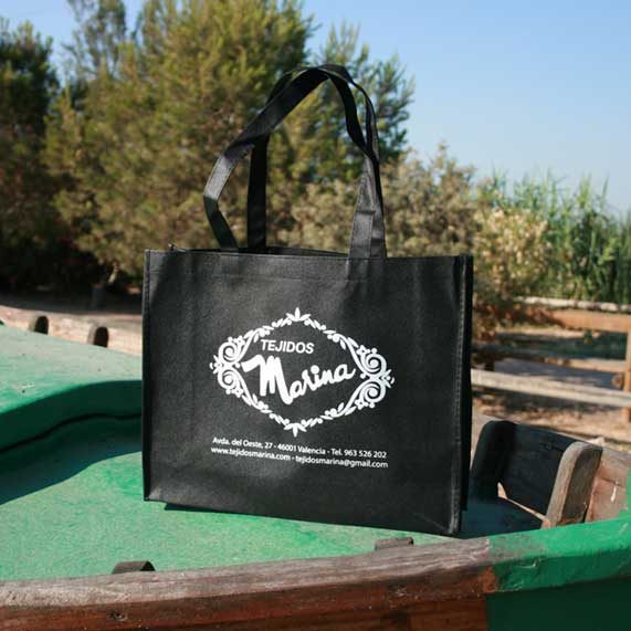 Bolsa de Tela TST Lazo Negra