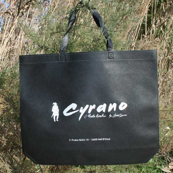 Bolsa de Tela Tst Maria Negra Reciclable